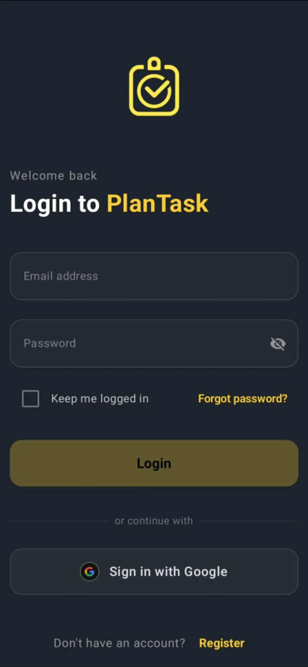 PlanTask screenshot