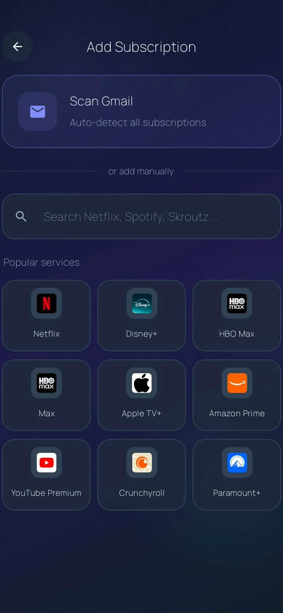 Subio add subscription